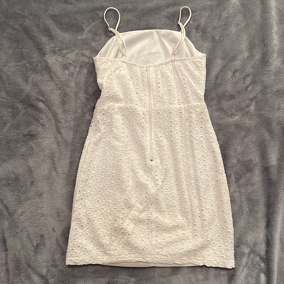 white mini dress - Picture 2 of 3